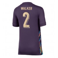 Maglie da calcio Inghilterra Kyle Walker #2 Seconda Maglia Femminile Europei 2024 Manica Corta